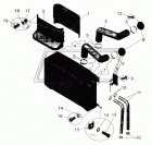 103-8101602 Шланг (патрубок) кривой ф24х34 L=515 без наконечников отопителя МАЗ